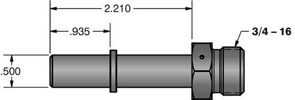 1/2 Inch Quick Connect to 3/4 Inch-16 O-Ring (-8 AN) Fleece Performance